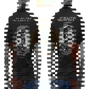 テーベのエパミノンダス 古代ギリシャの歴史 メンズTシャツ バックプリント - Kawaiitshirt