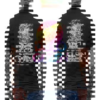 ディスコクイーン-70年代のディスコをテーマにしたヴィンテージ70年代のコスチューム メンズTシャツ バックプリント - Kawaiitshirt