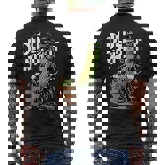 ディル ウィズ イット ピクルス キュウリ ピクルス おもしろピクルス メンズTシャツ バックプリント - Kawaiitshirt