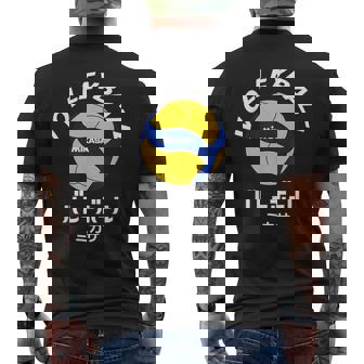 デザイン008 バレーボール メンズTシャツ バックプリント - Kawaiitshirt