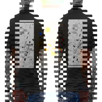 デリケートテンション-カンディンスキー メンズTシャツ バックプリント - Kawaiitshirt