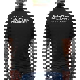 デルタブルース メンズTシャツ バックプリント - Kawaiitshirt