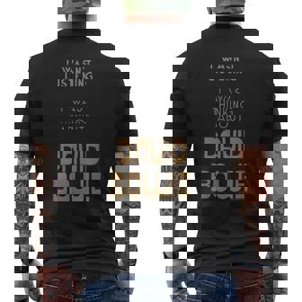 デヴィッド・ボウイ 聞いていなかった ボウイのことを考えていた メンズTシャツ バックプリント - Kawaiitshirt