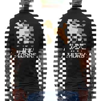 トイプードル I Havetandard プードル メンズTシャツ バックプリント - Kawaiitshirt