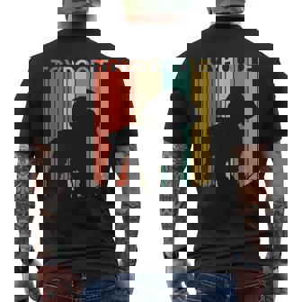 トイプードル犬 メンズTシャツ バックプリント - Kawaiitshirt