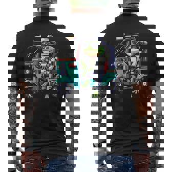 トゥクトゥク フロッグ トゥクトゥク メンズTシャツ バックプリント - Kawaiitshirt