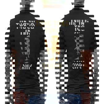 トゥン・トゥン・サフール面白いミーム メンズTシャツ バックプリント - Kawaiitshirt