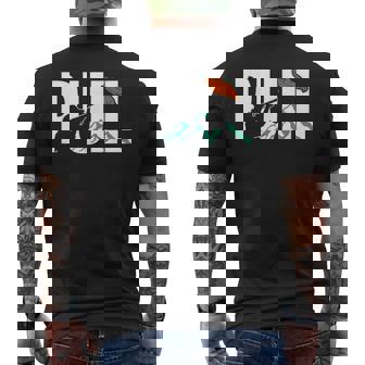 トラップ射撃 クレイピジョン射撃射撃インストラクター メンズTシャツ バックプリント - Kawaiitshirt