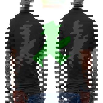 トラフィックライトマン ウォーカー メンズTシャツ バックプリント - Kawaiitshirt