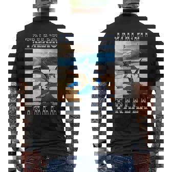 トララレロトララーラ-イタリアンブレインロットミーム メンズTシャツ バックプリント - Kawaiitshirt