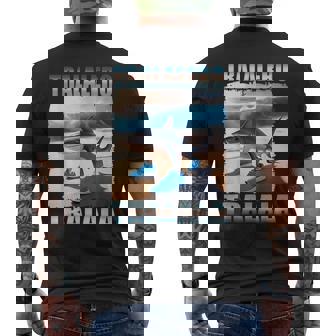 トラレロ トラララ ブートレッグ ブレイン レッド イタリアン ブレイン レッド ミーム メンズTシャツ バックプリント - Kawaiitshirt