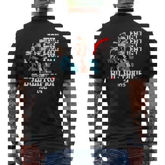 トランプ 防弾 ファイト ファイト ファイト メンズTシャツ バックプリント - Kawaiitshirt