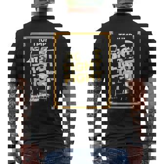 トランプミームコイン、トランプクリプトミーム、ファイトファイトトランプ。 メンズTシャツ バックプリント - Kawaiitshirt