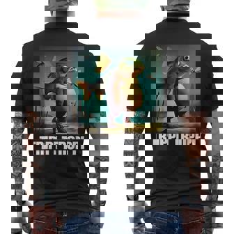 トリッピ・トロッピ-イタリアン・ブレインロット・ミーム メンズTシャツ バックプリント - Kawaiitshirt