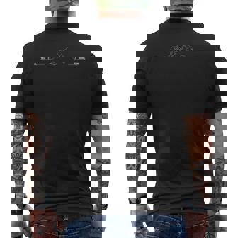 トレイル ランニング デザイン Trailauf トレイル ラン メンズTシャツ バックプリント - Kawaiitshirt