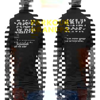 トレーサー・グランパ・デフィニション・パルクール メンズTシャツ バックプリント - Kawaiitshirt