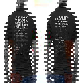 トレーディングチートコード 面白い 投資 トレーダー 株 投資家 メンズTシャツ バックプリント - Kawaiitshirt