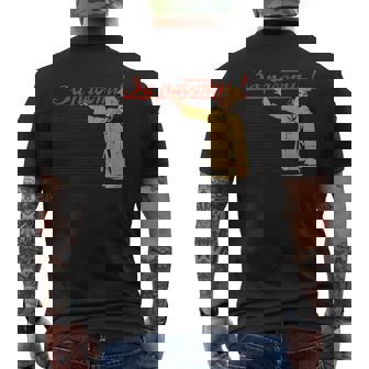 トロツキーsovi8ヴィンテージプロパガンダの仕事に行きます。 メンズTシャツ バックプリント - Kawaiitshirt