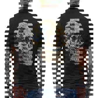 ドクロ 波 日本美術 海 メンズTシャツ バックプリント - Kawaiitshirt