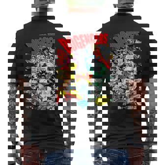 ドゲンジャーズ コミック風 メンズTシャツ バックプリント - Kawaiitshirt