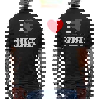 ドバイ大好き メンズTシャツ バックプリント - Kawaiitshirt