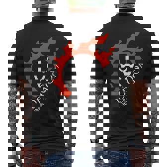 ドラゴン 光と闇の戦士のために メンズTシャツ バックプリント - Kawaiitshirt