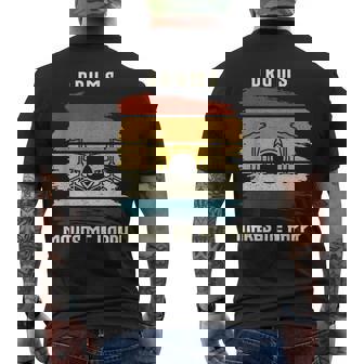 ドラマーtシャツ ドラマー ヴィンテージギフト メンズTシャツ バックプリント - Kawaiitshirt