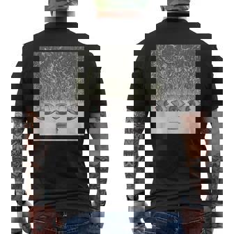 ドリームコアウィアードコア服エステティックコーンフィールドアイズ メンズTシャツ バックプリント - Kawaiitshirt