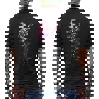 ドリー・パートンロックスター・オン・ファイア メンズTシャツ バックプリント - Kawaiitshirt