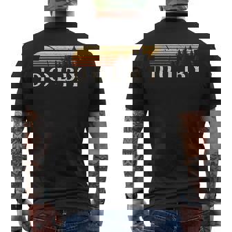 ドルビー、Me ヴィンテージ エバーグリーン サンセット 80年代レトロ メンズTシャツ バックプリント - Kawaiitshirt