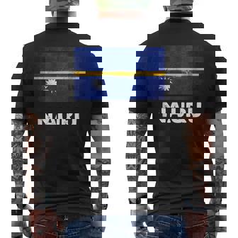 ナウルの国旗tシャツ メンズTシャツ バックプリント - Kawaiitshirt