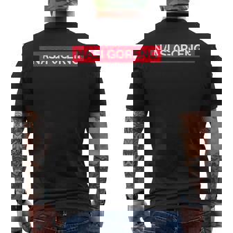 ナシ・ゴレンおもしろ メンズTシャツ バックプリント - Kawaiitshirt