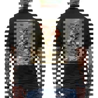 ナポレオン・ボナパルト ジャック・ルイ・デイヴィッド ネオクラシシズムアート メンズTシャツ バックプリント - Kawaiitshirt