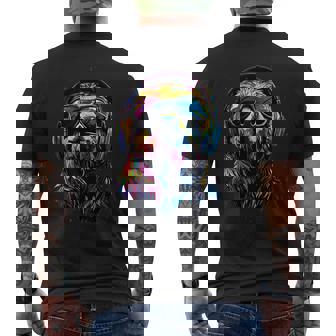 ナマケモノ カラフルな色彩 ポップアート グラフィック 怠け者 メンズTシャツ バックプリント - Kawaiitshirt