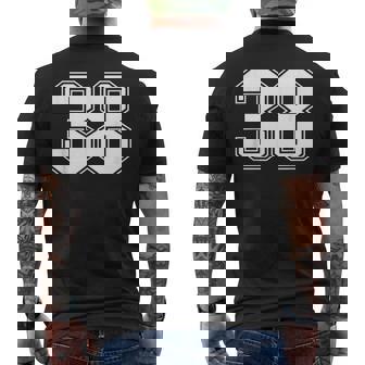 ナンバー38 スポーツ ナンバープレイヤー ナンバー38 メンズTシャツ バックプリント - Kawaiitshirt