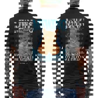 ニャーイングルックスマックスニャー付きファニーキャットミーム メンズTシャツ バックプリント - Kawaiitshirt