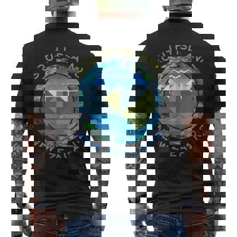 ニュージーランド キウイ サウス アイランド Fiordand メンズTシャツ バックプリント - Kawaiitshirt