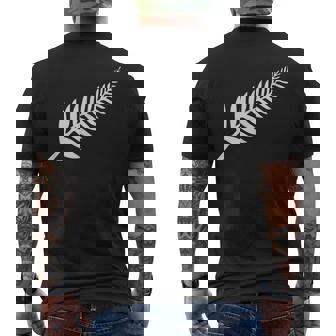 ニュージーランド シルバー シダ キウイ プライド メンズTシャツ バックプリント - Kawaiitshirt