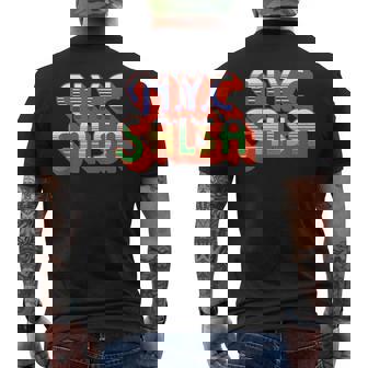 ニューヨークシティ・サルサ・ラテン音楽 メンズTシャツ バックプリント - Kawaiitshirt