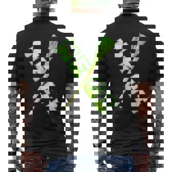 ネギ Negi【The 野菜】葱【変なtシャツ屋さん】面白いポップ デザイン メンズTシャツ バックプリント - Kawaiitshirt