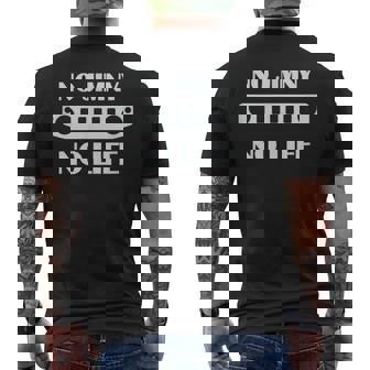 ノージムニーノーライフ Jb74 メンズTシャツ バックプリント - Kawaiitshirt