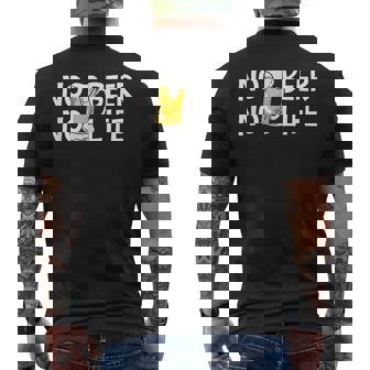 ノービアノーライフ ビール好き ノービールノーライフ 酒飲み 酒好き ビアガーデン ビール メンズTシャツ バックプリント - Kawaiitshirt