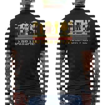 ノービール ノーライフ 面白いビール ノーライフ 飲酒 面白い 飲み会服 メンズTシャツ バックプリント - Kawaiitshirt