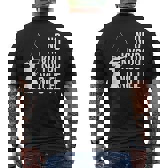 ノー弓道ノーライフ 弓道場 弓術 弓道好き 騎射 歩射 堂射 弓道部 弓道サークル 古武術 和弓 弓道 メンズTシャツ バックプリント - Kawaiitshirt