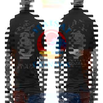 ハイサイ 沖縄日本へようこそ ガジマルツリー メンズTシャツ バックプリント - Kawaiitshirt