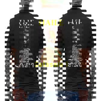 ハイレ・セラシエ・ラスタファリ メンズTシャツ バックプリント - Kawaiitshirt