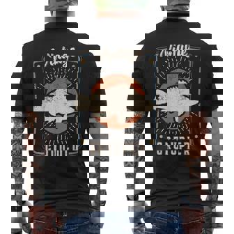 ハタ 魚 ヴィンテージ レトロ クラシック 動物 愛 メンズTシャツ バックプリント - Kawaiitshirt