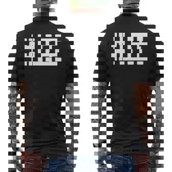 ハッシュタグ Lee ネームシャツ Lee 長袖tシャツ メンズTシャツ バックプリント - Kawaiitshirt