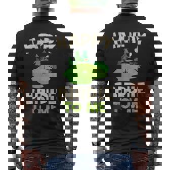 ハッピーバーディー ゴルフ 面白い ホール 文字入り メンズ おもしろ 面白い 服 オリジナル おもしろグッズ 文字 メンズTシャツ バックプリント - Kawaiitshirt