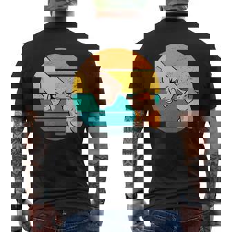 ハムスターフレンド げっ歯類ペット メンズTシャツ バックプリント - Kawaiitshirt